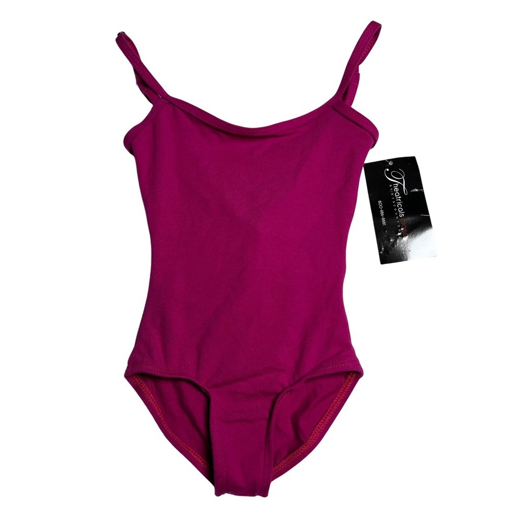 NWT Theatrical Classware, Leotard Camo, Color Mulberry, Size 5/6